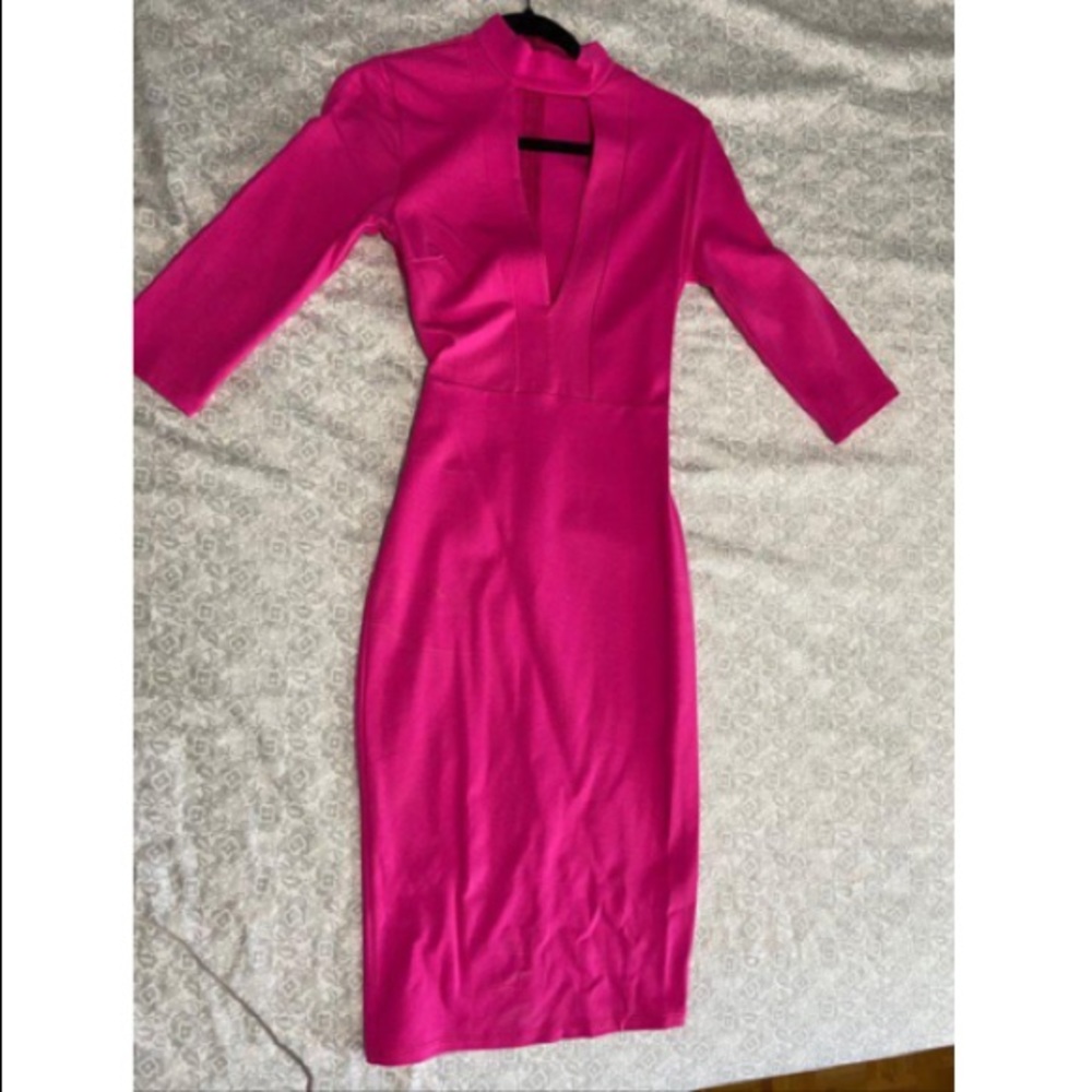 Pink Fashion Nova dress (M)
